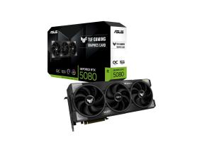 Näytönohjain ASUS NVIDIA NVIDIA GeForce RTX 5080 16 GB GDDR7 256 bit PCIE 5.0 16x Triple slot Fanink...