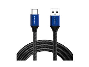 KAAPELI USB-C JA USB-A 2.0 1M/LATAUS UAC20 NITECOREA VARTEN