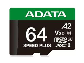 MUISTI MICRO SDXC 64GB UHS-I/UD64GUI3V30A2SP-RA1 ADATA