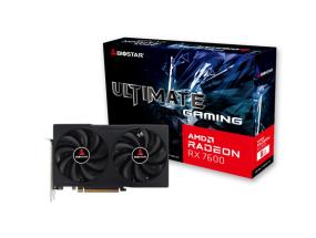 Näytönohjain BIOSTAR AMD Radeon RX 7600 8 Gt GDDR6 128 bit PCIE 4.0 16x GPU 2250 MHz Dual Slot...