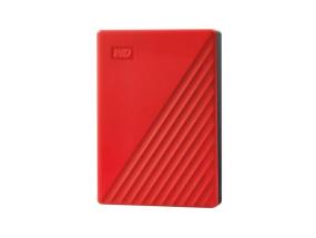 Ulkoinen kiintolevy WESTERN DIGITAL My Passport 6TB USB 2.0 USB 3.2 punainen WDBR9S0060BRD-WESN