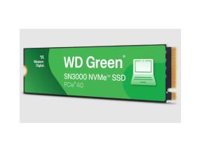 SSD WESTERN DIGITAL Green 500GB M.2 PCIe Gen4 NVMe Kirjoitusnopeus 4100 Mt/s Lukunopeus 5000...