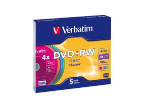 VERBATIM 43297 DVD+RW Verbatim 5kpl, 4