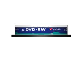 VERBATIM DVD-RW 120min 4,7GB 4x10 pakkaus