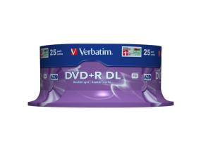 VERBATIM 43757 DVD+R DL Verbatim spind
