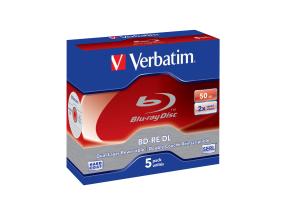 VERBATIM 5x BD - RE DL 50GB 2x JC