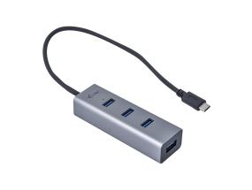 I - TEC USB C Metal HUB 4-portti passiivinen
