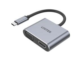 UNITEK HUB HDMI VGA USB-A PD 100W