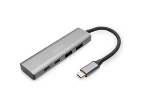 DIGITUS USB-C 4-porttinen HUB