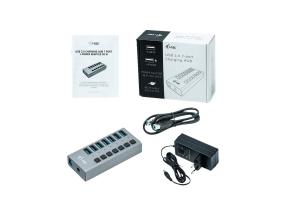 I-TEC USB 3.0 -latauskeskittimen 7-portti