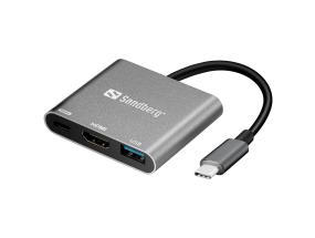 SANDBERG USB-C Mini Dock HDMI+USB