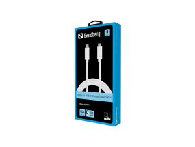 SANDBERG USB-kaapeli USB/C-USB/C 1m