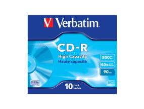 CD-R/DL/->40X/10-PACK-JEWEL 800MB