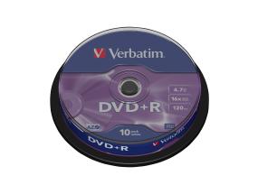 VERBATIM DVD+R DLP 4,7 Gt SPINDLE 16X