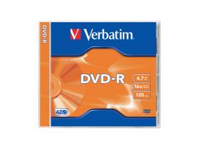 VERBATIM DVD-R AZO 4.7GB 16X MA