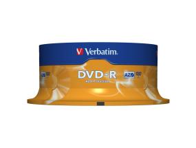 VERBATIM 25x DVD - R 4,7GB 16x SP