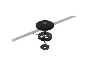 LOGITECH Rally Mic Mount musta