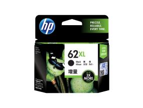 HP 62XL musta mustekasetin läpipainopakkaus