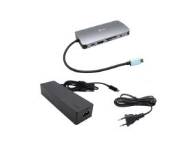 I-TEC USB-C Metal Nano Dock HDMI/VGA+PD -telakka HDMI/VGA+PD