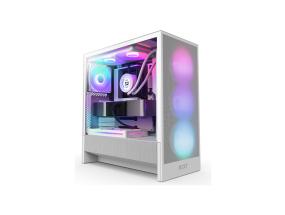 NZXT PC-kotelo H5 Flow RGB 2024 valkoinen