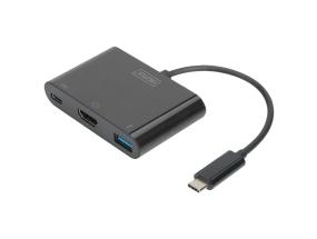 DIGITUS USB HDMI-moniporttinen sovitin 3-porttinen