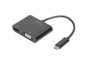 DIGITUS USB-HDMI + VGA-sovitin