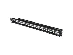 DIGITUS Patch Panel Keystone 24-porttinen 19i