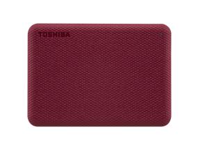 TOSHIBA Canvio Advance 4TB 2,5 tuuman punainen