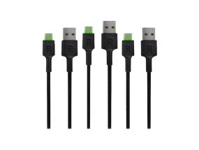 GREEN CELL 3x Kaapeli GC Ray USB-C 200cm