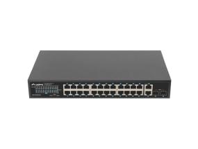 LANBERG-kytkin PoE+ 24x 1GB 2x SFP 360W