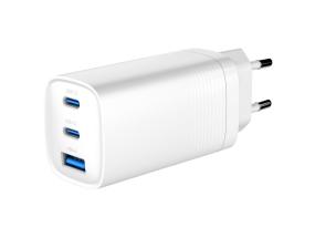 GEMBIRD 3-porttinen 65 W GaN USB-pikalaturi