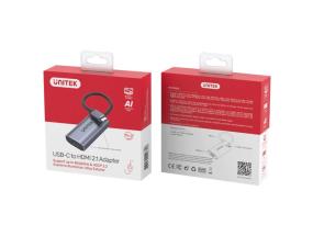 UNITEK V1414A -sovitin USB-C - HDMI 2.1