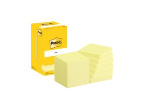 Viestilaput 76x76 Post-it 654 keltainen x 12 kpl