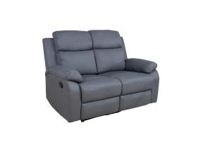 Sohva REX 2-paikkainen manuaalinen lepotuoli, tummanharmaa