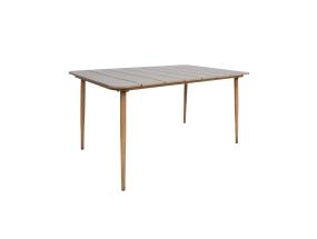 Pöytä NORWAY 147x90xH73cm, beige, alumiini