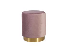 Tumba LA PERLA D35xH42cm, päällysmateriaali: samettikangas, väri: vanha pinkki