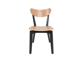 Tuoli ROXBY tammi/musta, 45x55xH79,5cm