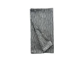 Linik GLORY 45x116cm, hopeiset linjat, 100% polyesteri, kangas 408
