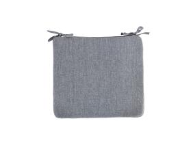 Tuolinpäällinen SIMPLE GREY 38x43x2,5cm, harmaa, 100% polyesteri, kangas 757