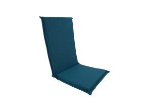 Tuolin päällinen selkänojalla SUMMER 48x115x4,5cm, tummansininen, 100% polyesteriä