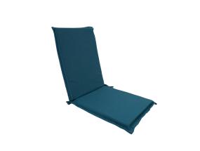 Tuolin päällinen selkänojalla SUMMER 42x90x3cm, tummansininen, 100% polyesteri