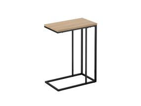 Sivupöytä ELT vaaleanruskea 46x26xH62cm, laminaattitaso, teräsjalat