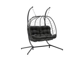 FINSE 2-istuttava 157x110xK196cm, tummanharmaa