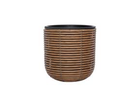 Kukkaruukku WICKER D27xK28cm, ruskea