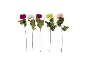 Tekokukka FLOWERLY H74cm, krysanteemi, sekoitus