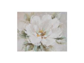 Öljymaalaus 80x100cm, valkoinen kukka