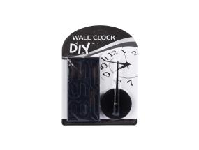 Seinäkello DIY tarrallista, musta