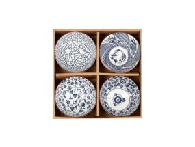 SOMETSUKE 4 veitsen sarja, sininen sekoitus