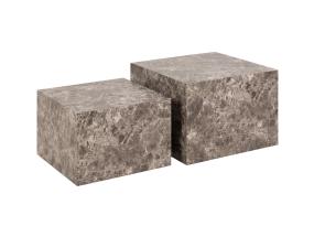 DICE sohvapöytä 58x58xH40cm, vaaleanruskea