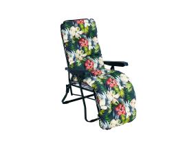 Lamami tuoli BADEN-BADEN tumma kukka kansi